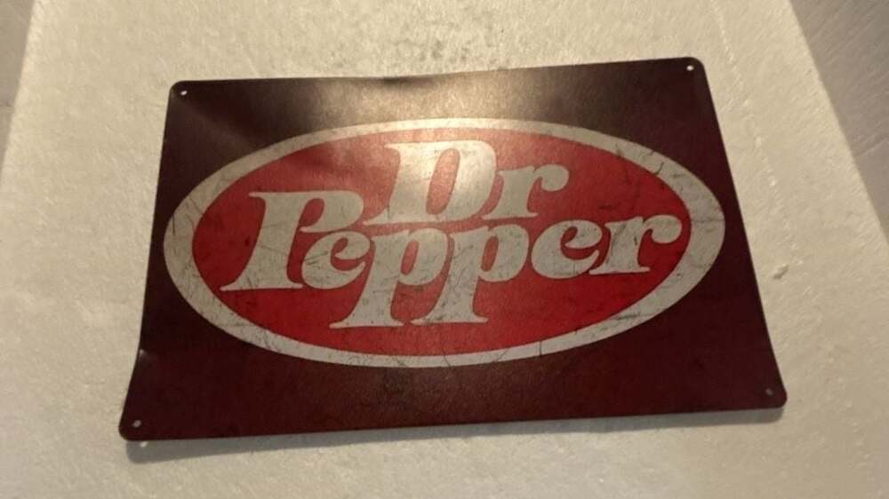 Vintage Style Dr Pepper Metal Tin Sign
